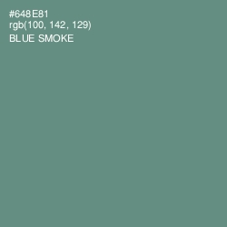 #648E81 - Blue Smoke Color Image
